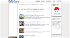 Desktop Screenshot of gotoquiz.com